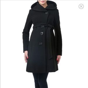 Kimi + Kai Wool Maternity Coat - Medium